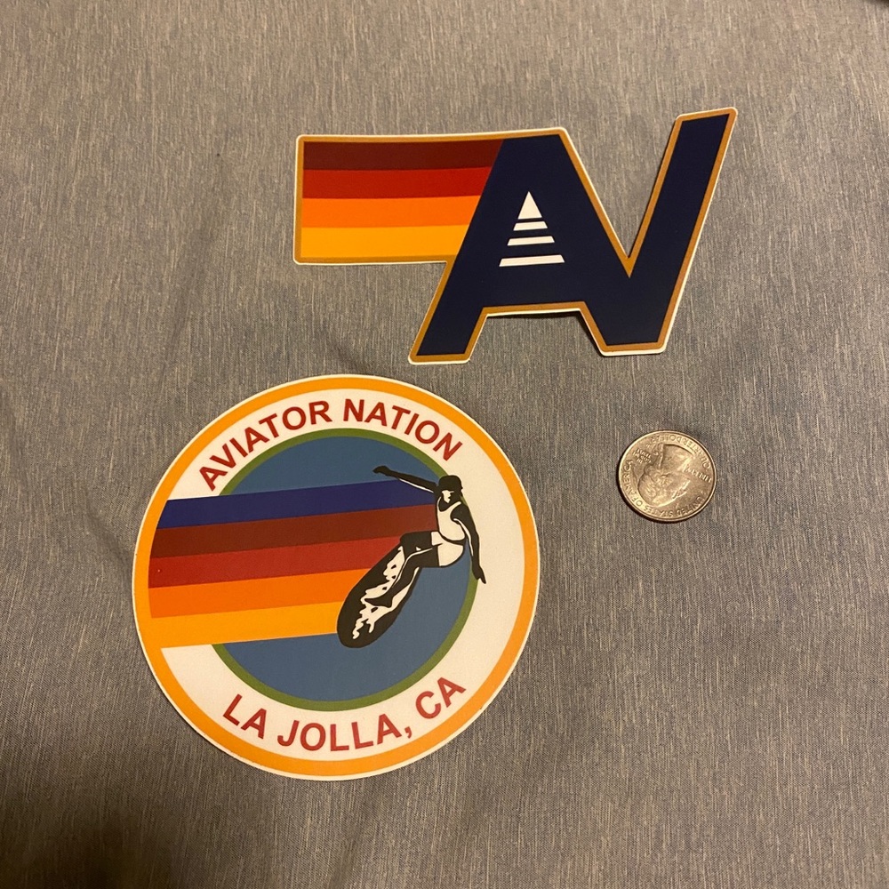 AVIATOR NATION STICKERS